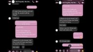 Screenshots of Tallah's former keyboardist and an anonymous party when they were underage. (Photos via New Fury Media)